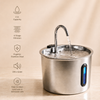 The Pawdrop Stainless Steel Fountain