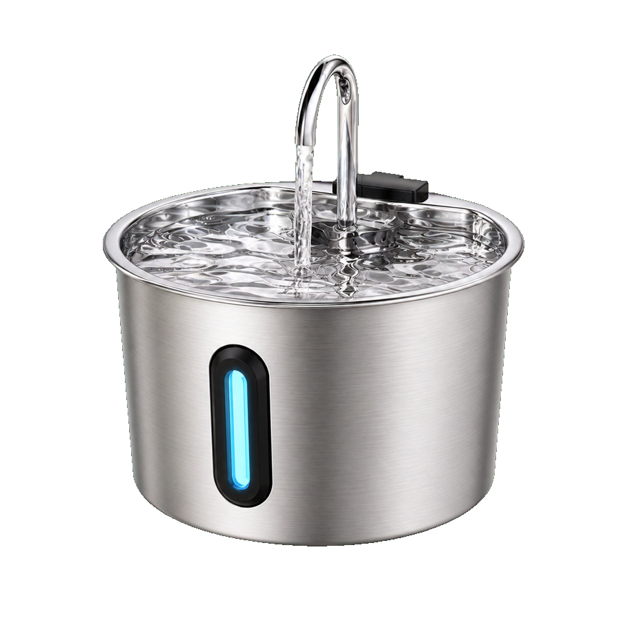 Pawdrop stainless steel pet water fountain
